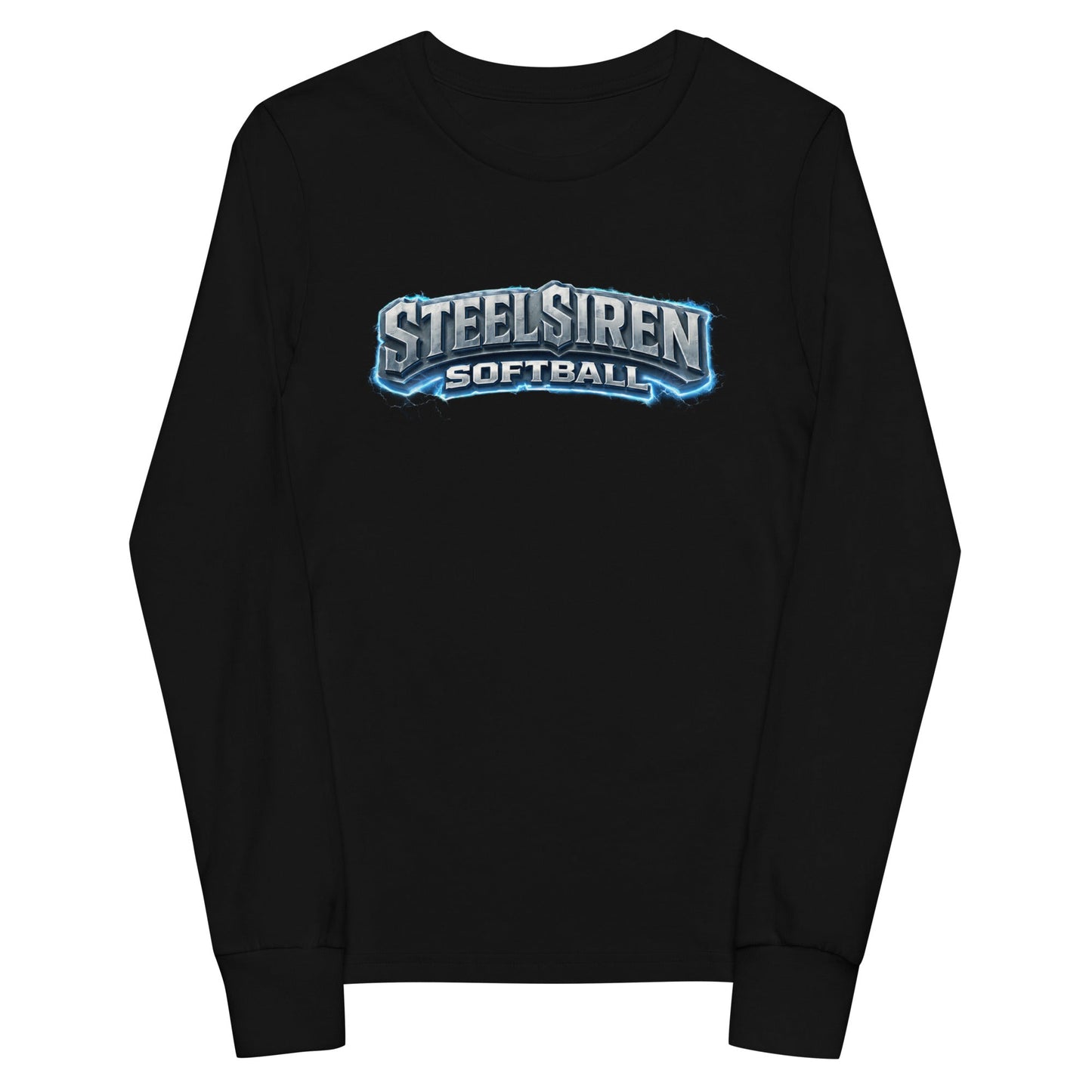 Performance | Youth Long Sleeve T-Shirt | STEEL SIREN | Lightning Logo