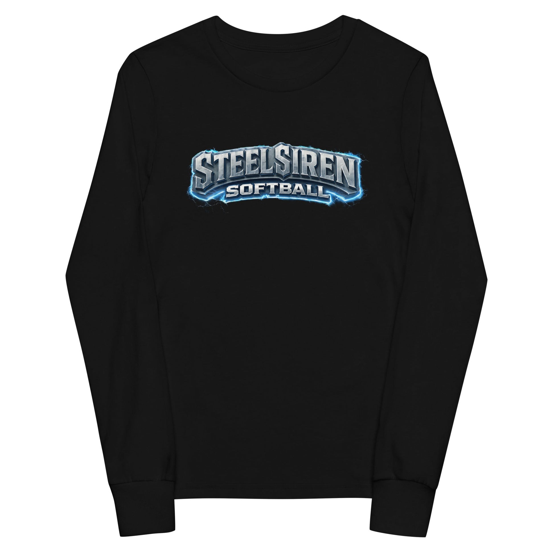 Performance | Youth Long Sleeve T-Shirt | STEEL SIREN | Lightning Logo