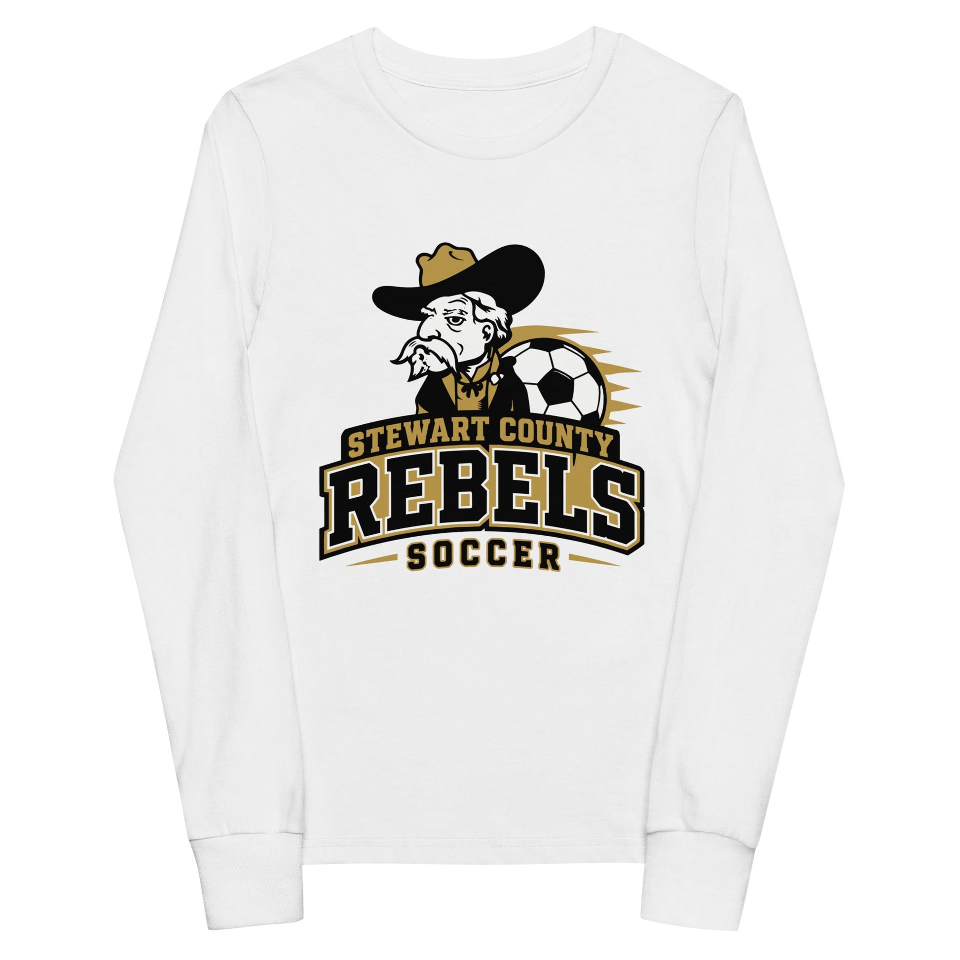 Performance | Youth Long Sleeve T-Shirt | Stewart County Soccer | Crest Logo