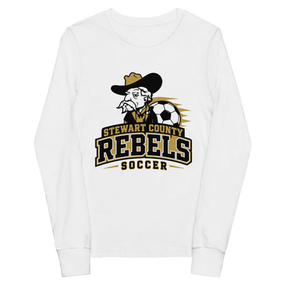 Performance | Youth Long Sleeve T-Shirt | Stewart County Soccer | Crest Logo