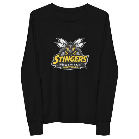 Performance | Youth Long Sleeve T-Shirt | Stingers Softball | Galatians 6:9 Logo