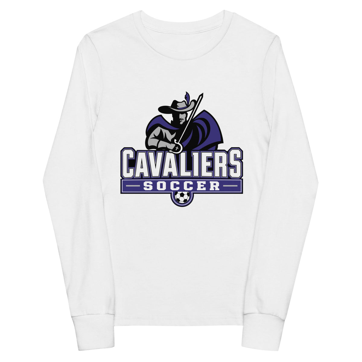 Performance | Youth Long Sleeve T-Shirt | STM Soccer | Vanguard Logo