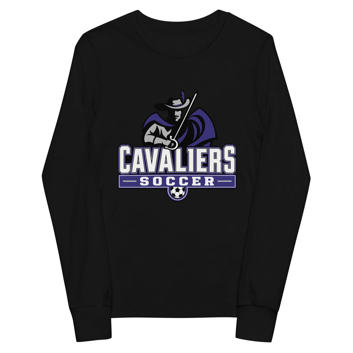 Performance | Youth Long Sleeve T-Shirt | STM Soccer | Vanguard Logo