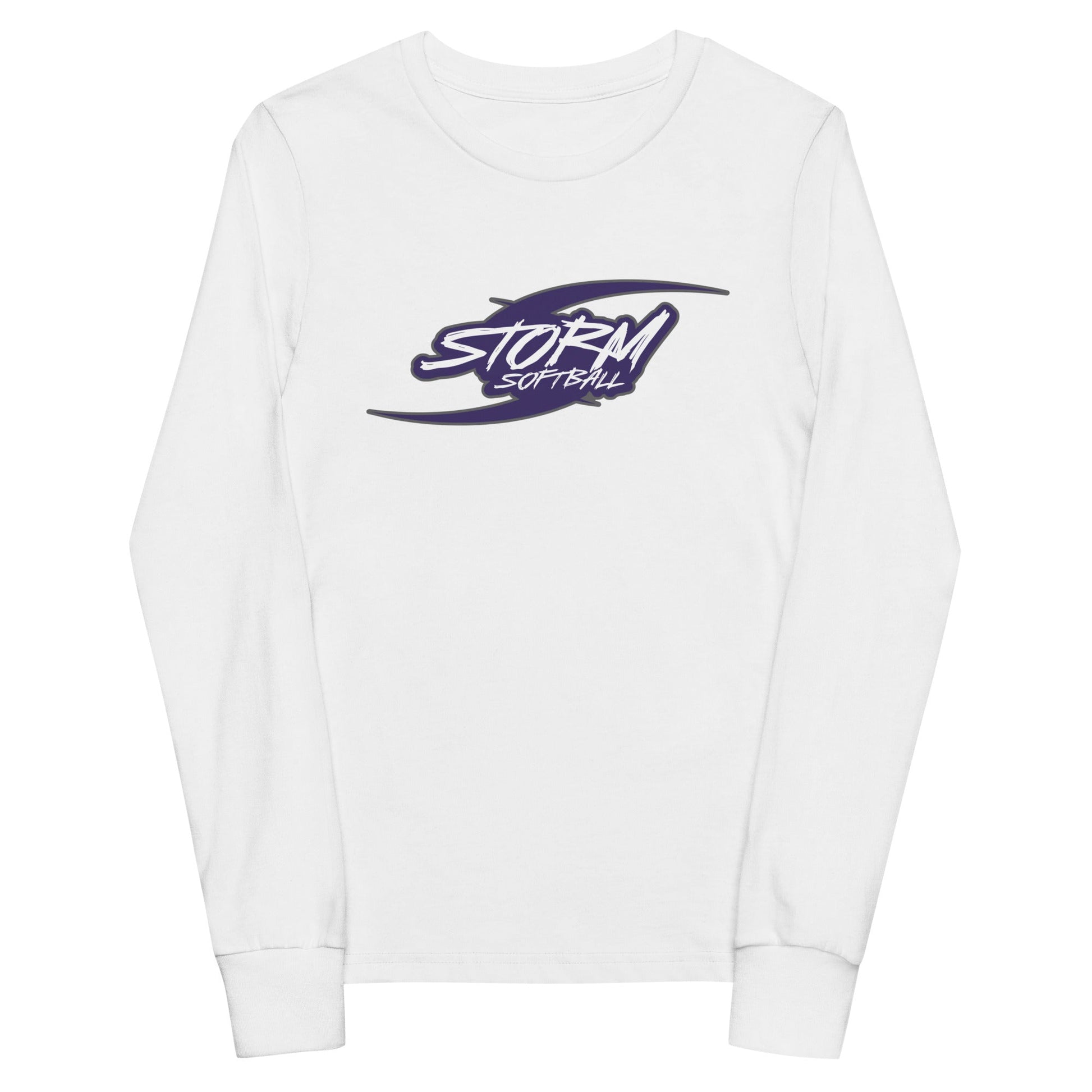 Performance | Youth Long Sleeve T-Shirt | Storm Softball | Storm Logo
