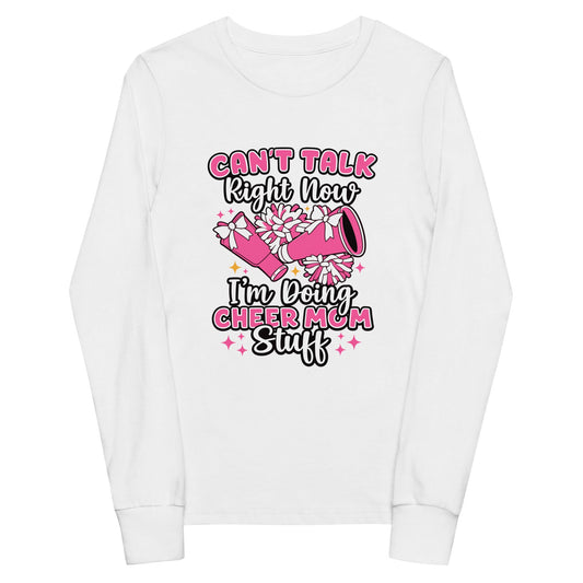 Performance | Youth Long Sleeve T-Shirt | Sunset Surge All-Star Cheerleading | Modern Script Logo