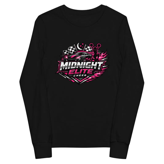 Performance | Youth Long Sleeve T-Shirt | Sutton Cheer Force | MEC Logo