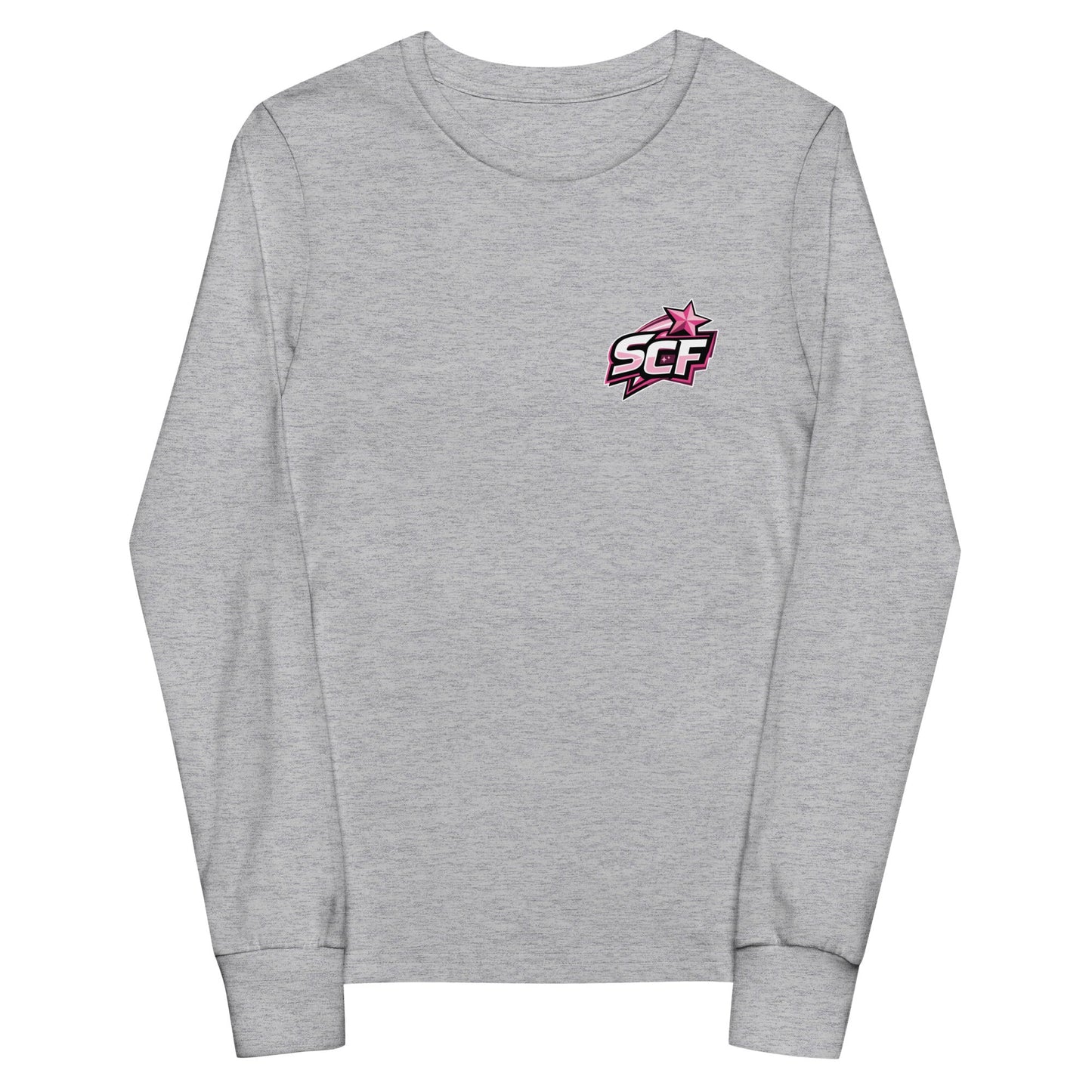 Performance | Youth Long Sleeve T-Shirt | Sutton Cheer Force | SCF Logo