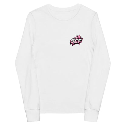 Performance | Youth Long Sleeve T-Shirt | Sutton Cheer Force | SCF Logo
