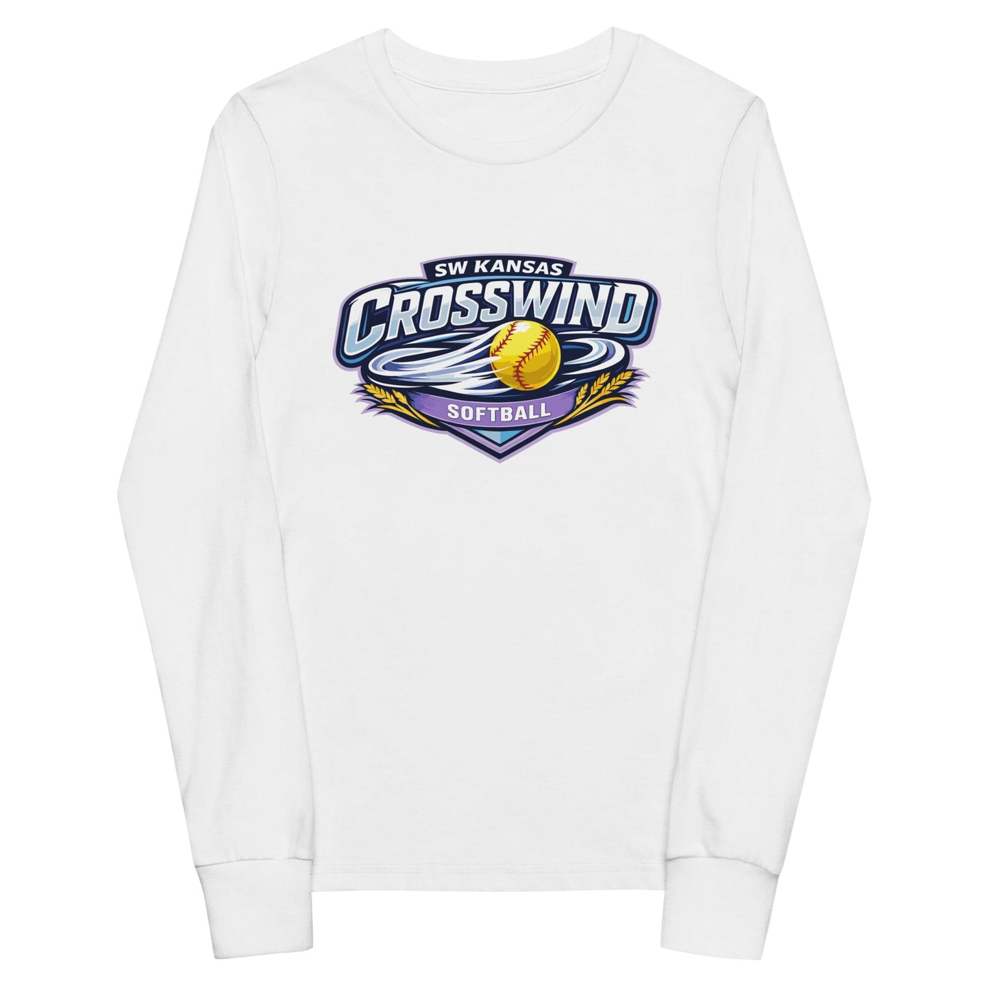 Performance | Youth Long Sleeve T-Shirt | SW Kansas Crosswind | Shield Logo
