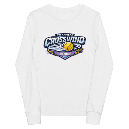 Performance | Youth Long Sleeve T-Shirt | SW Kansas Crosswind | Shield Logo