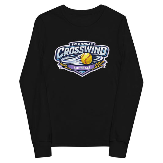 Performance | Youth Long Sleeve T-Shirt | SW Kansas Crosswind | Shield Logo