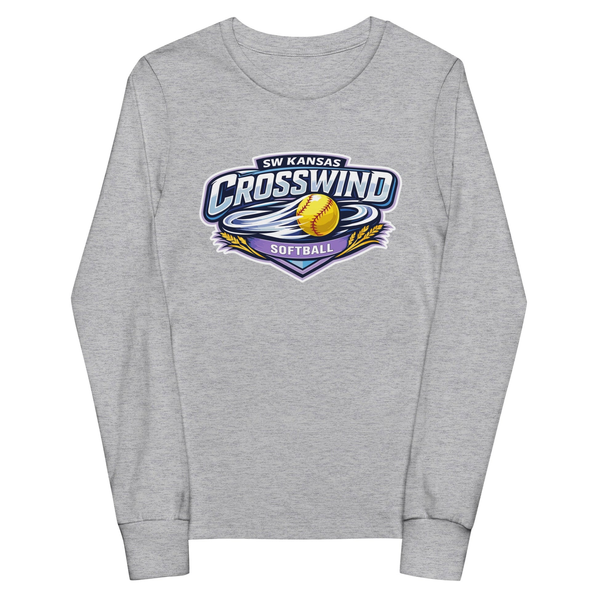 Performance | Youth Long Sleeve T-Shirt | SW Kansas Crosswind | Shield Logo