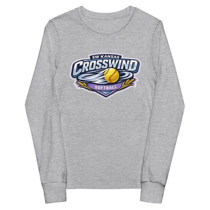 Performance | Youth Long Sleeve T-Shirt | SW Kansas Crosswind | Shield Logo