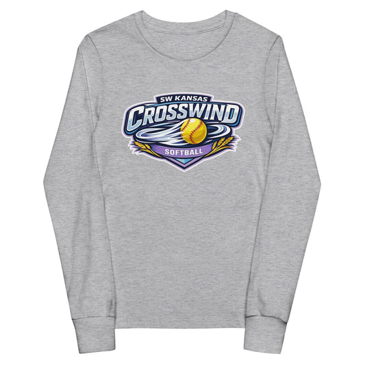 Performance | Youth Long Sleeve T-Shirt | SW Kansas Crosswind | Shield Logo