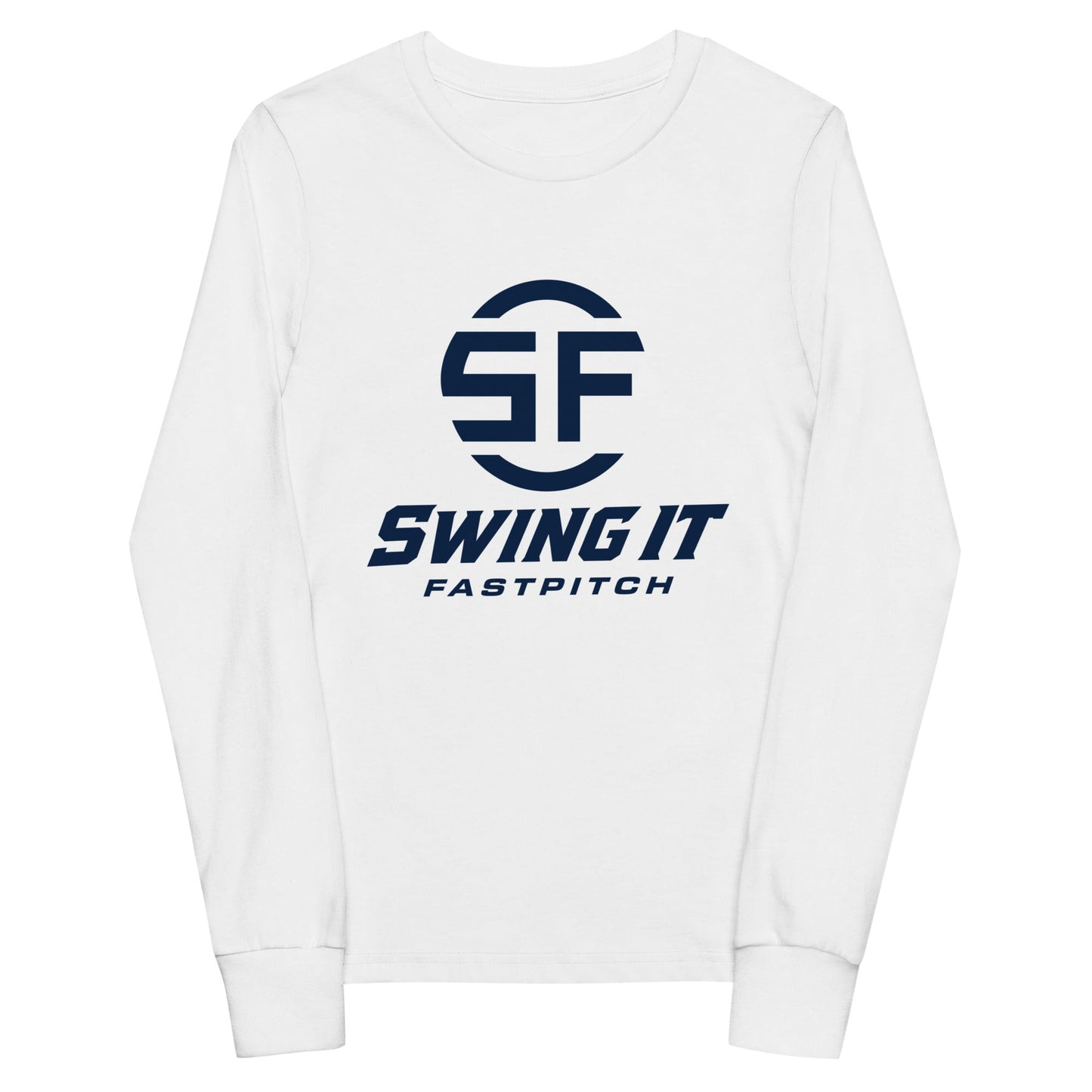 Performance | Youth Long Sleeve T-Shirt | Swing It Fastpitch | Crest Logo