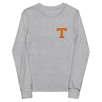 Performance | Youth Long Sleeve T-Shirt | Taneytown Eagles Baseball | Block T Logo