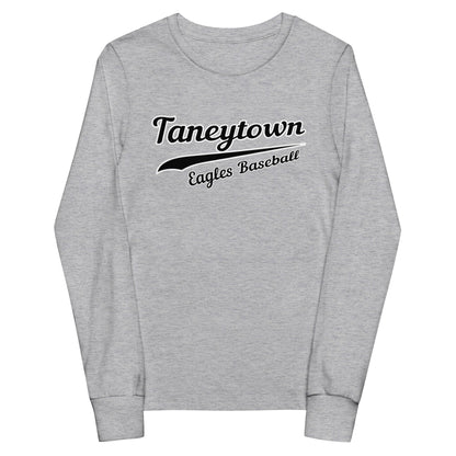 Performance | Youth Long Sleeve T-Shirt | Taneytown Eagles Baseball | Script Logo