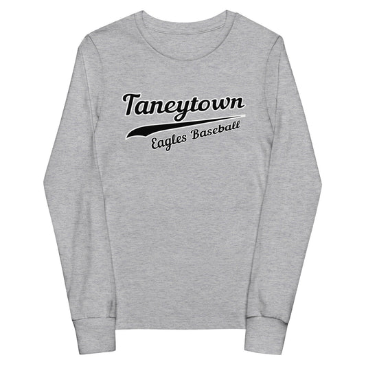 Performance | Youth Long Sleeve T-Shirt | Taneytown Eagles Baseball | Script Logo