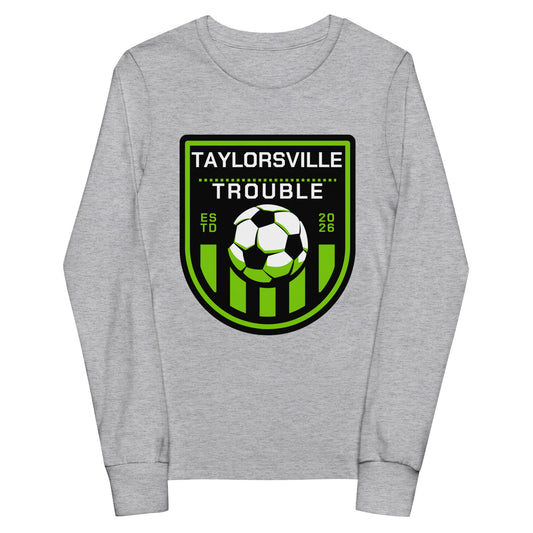 Performance | Youth Long Sleeve T-Shirt | Taylorsville Trouble | Shield Logo