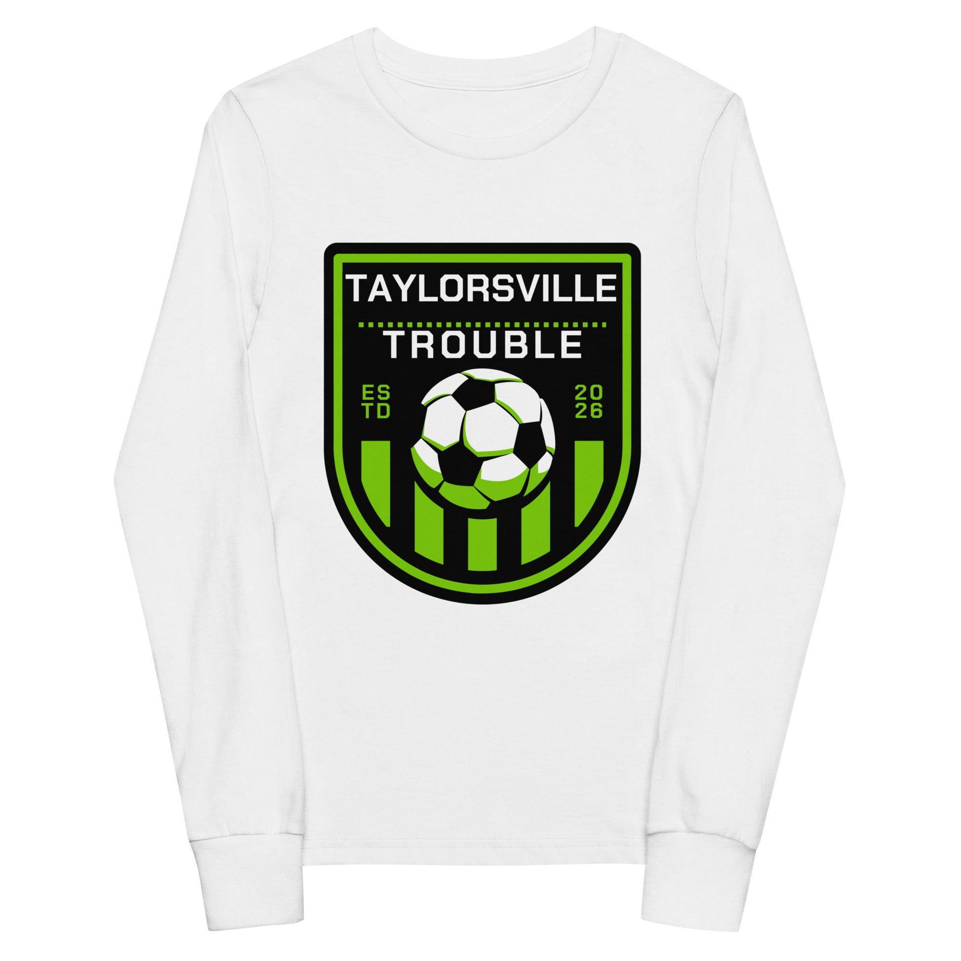Performance | Youth Long Sleeve T-Shirt | Taylorsville Trouble | Shield Logo