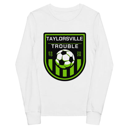 Performance | Youth Long Sleeve T-Shirt | Taylorsville Trouble | Shield Logo