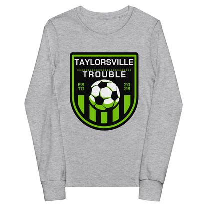 Performance | Youth Long Sleeve T-Shirt | Taylorsville Trouble | Shield Logo