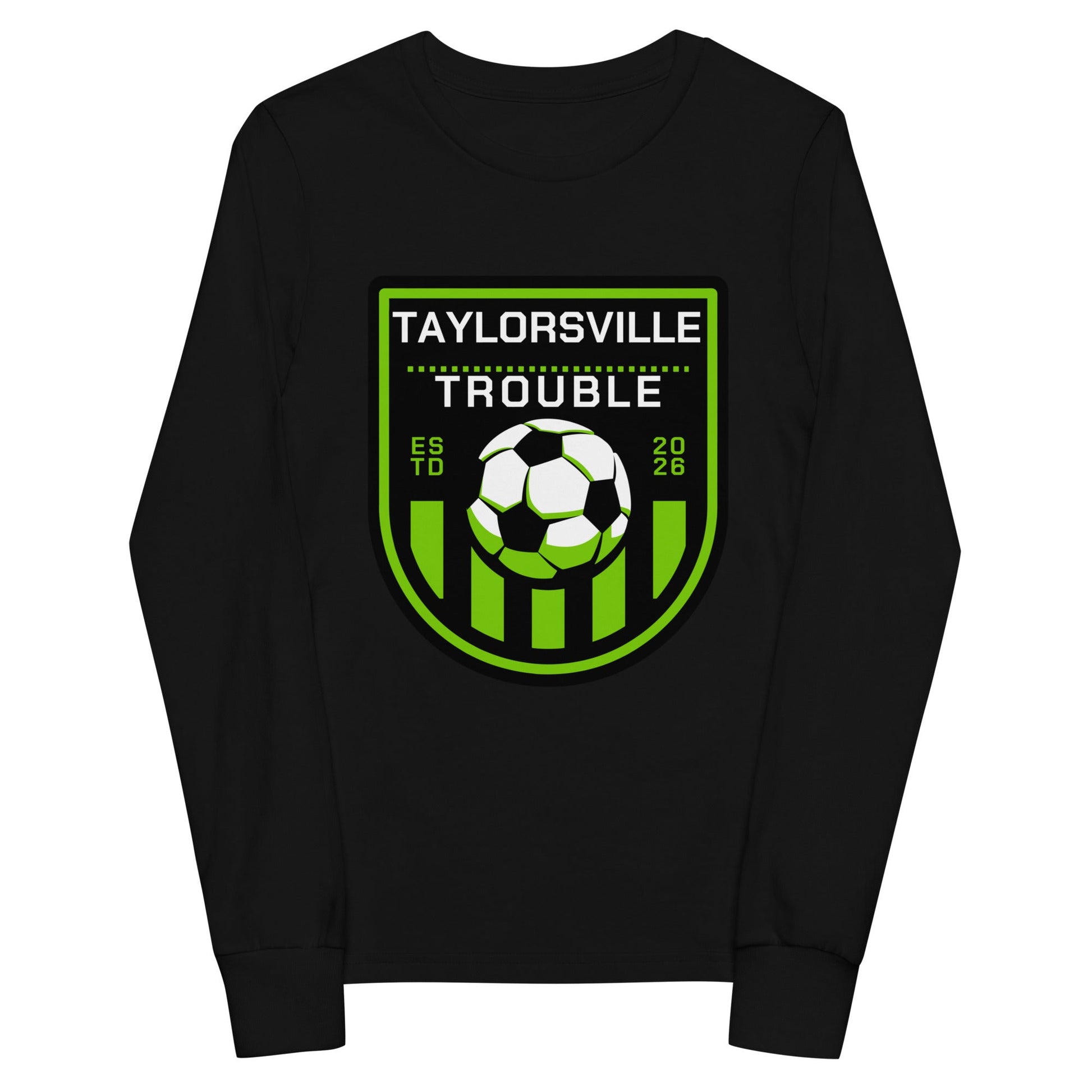 Performance | Youth Long Sleeve T-Shirt | Taylorsville Trouble | Shield Logo