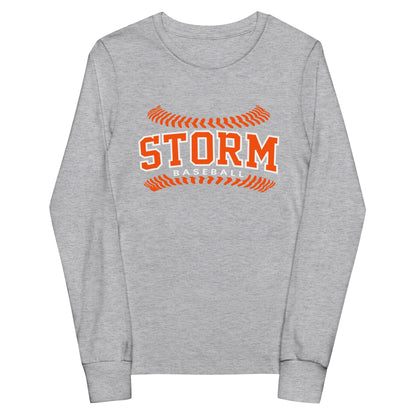 Performance | Youth Long Sleeve T-Shirt | TC Storm baseball | Storm Logo