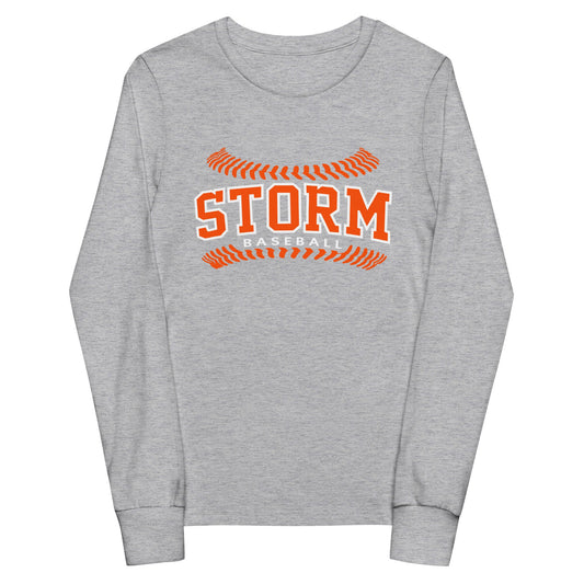 Performance | Youth Long Sleeve T-Shirt | TC Storm baseball | Storm Logo