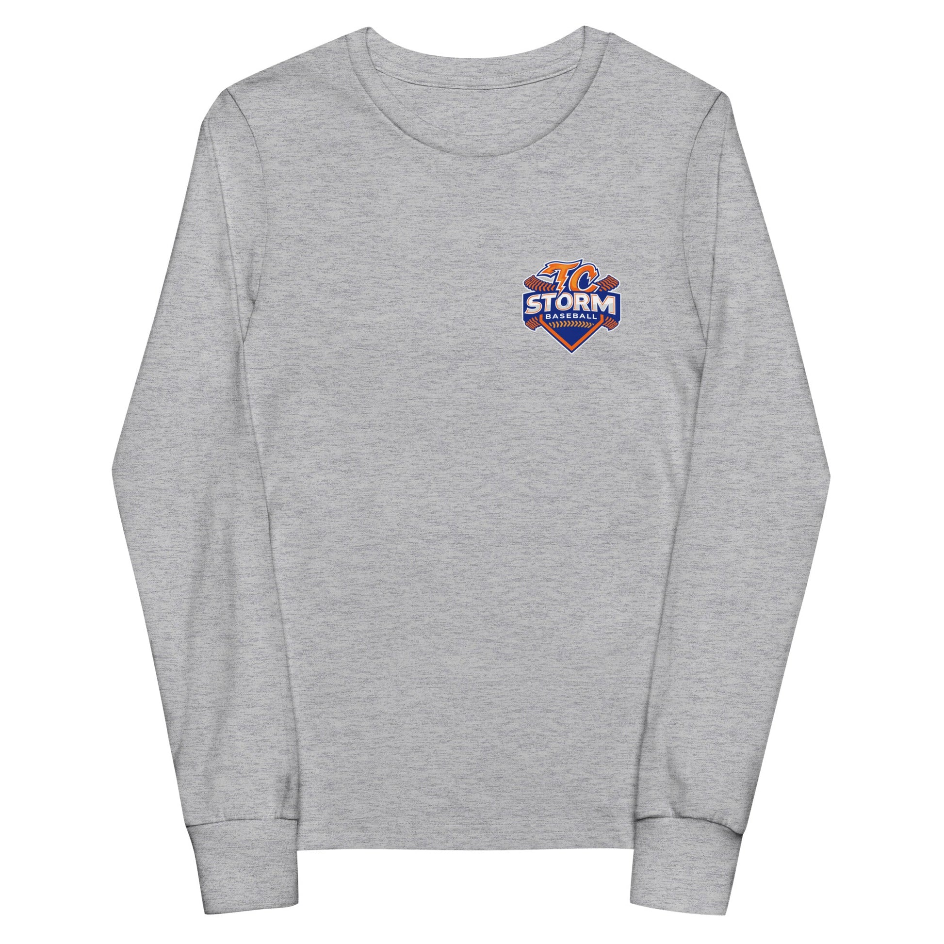 Performance | Youth Long Sleeve T-Shirt | TC Storm baseball | TC Badge Logo
