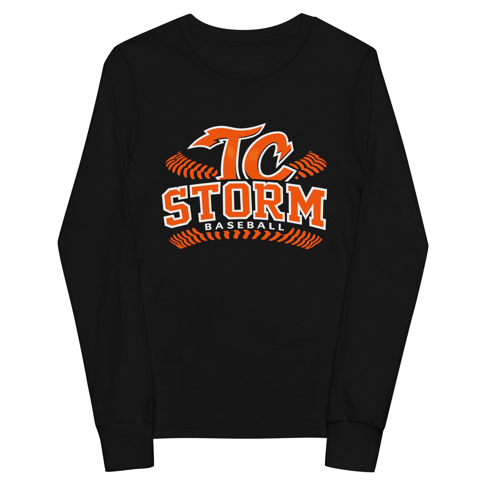 Performance | Youth Long Sleeve T-Shirt | TC Storm baseball | TC Seams Logo