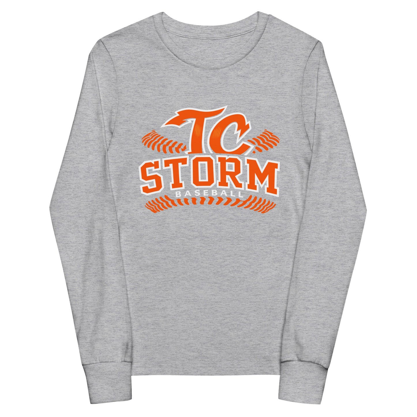 Performance | Youth Long Sleeve T-Shirt | TC Storm baseball | TC Seams Logo