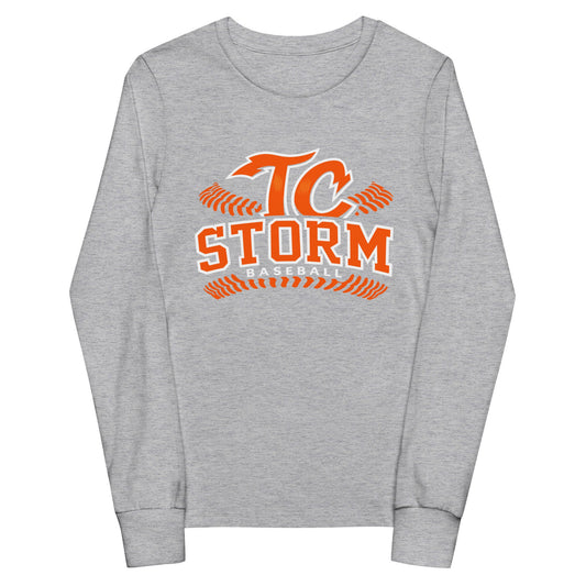 Performance | Youth Long Sleeve T-Shirt | TC Storm baseball | TC Seams Logo