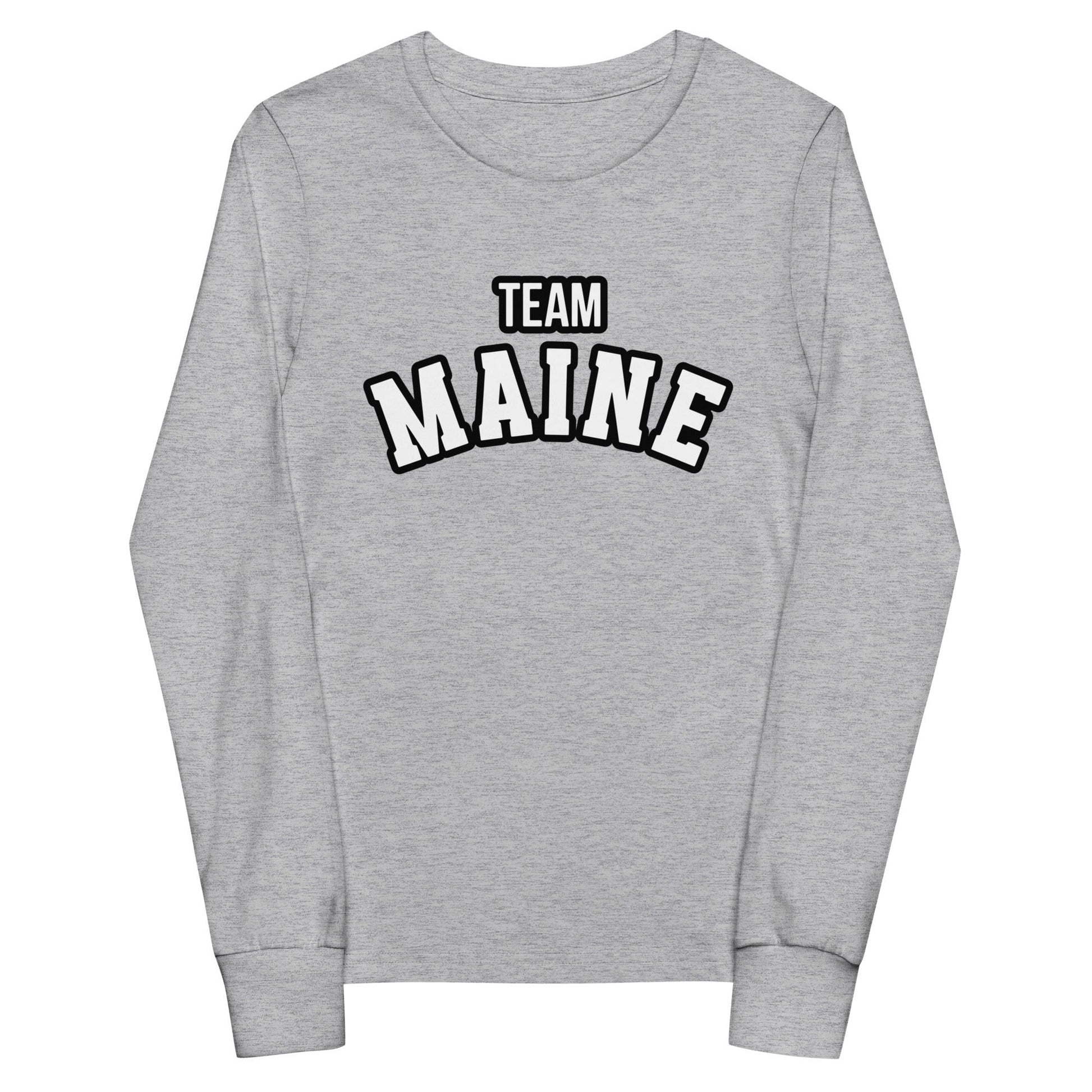 Performance | Youth Long Sleeve T-Shirt | Team Maine | Arch Mark Logo