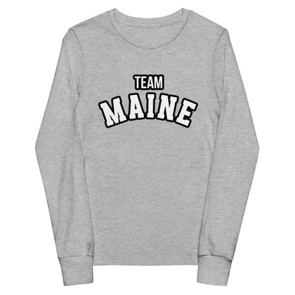 Performance | Youth Long Sleeve T-Shirt | Team Maine | Arch Mark Logo