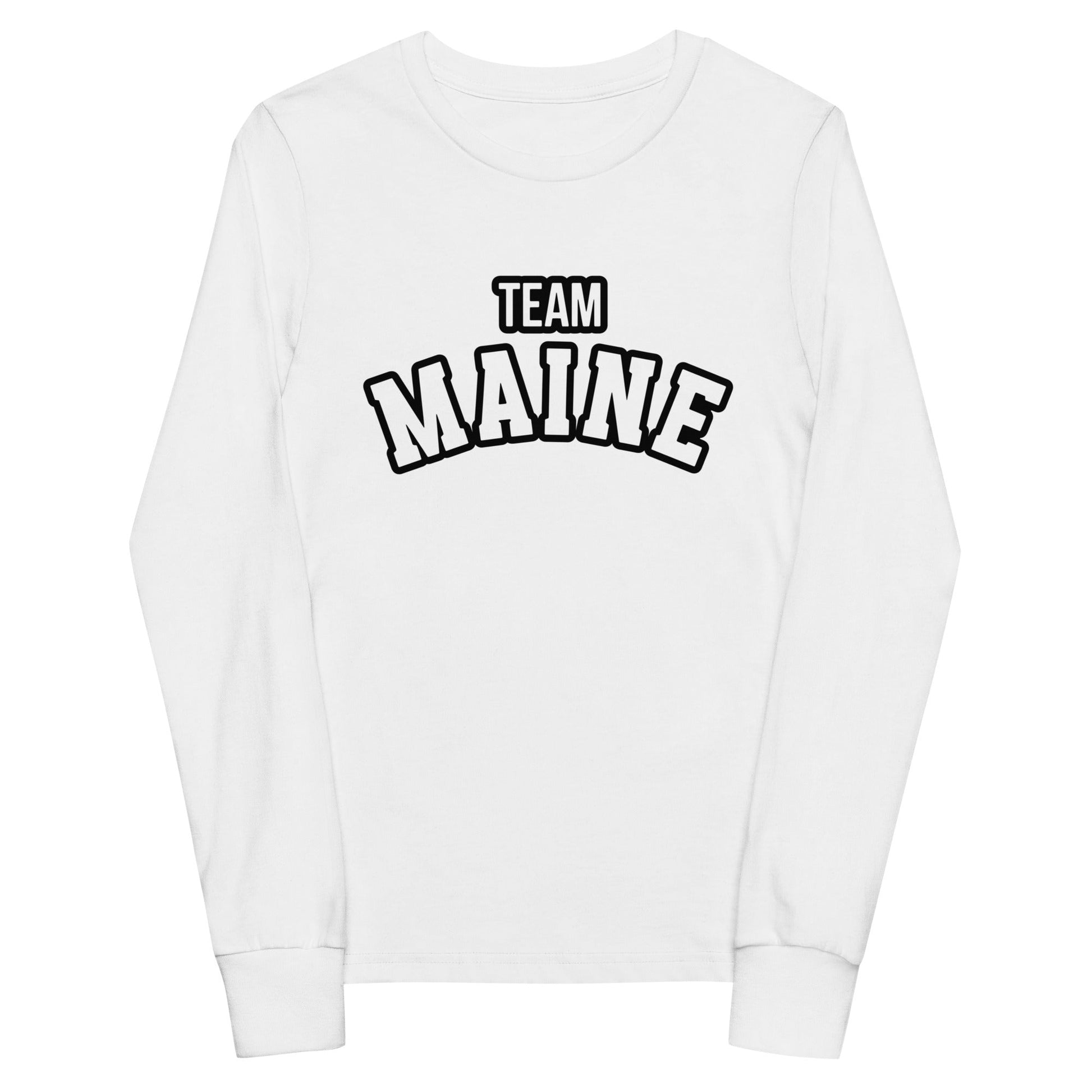 Performance | Youth Long Sleeve T-Shirt | Team Maine | Arch Mark Logo