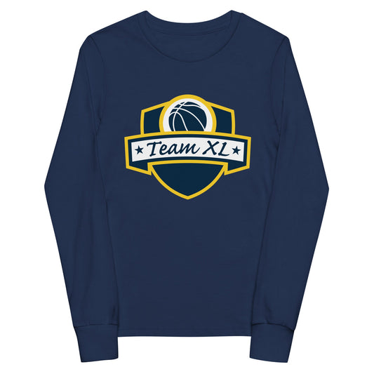 Performance | Youth Long Sleeve T-Shirt | Team XL | Emblem Logo