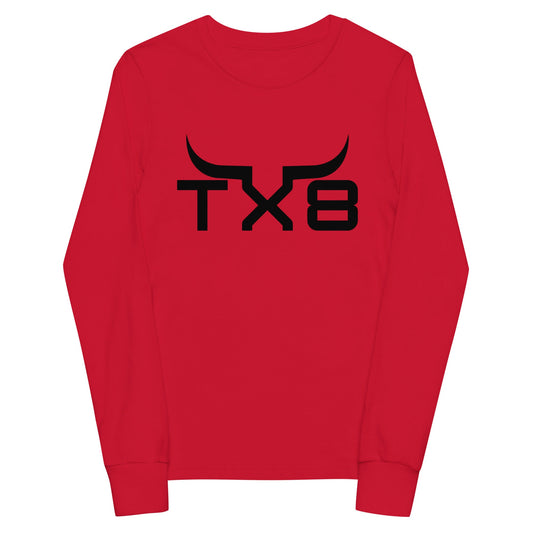 Performance | Youth Long Sleeve T-Shirt | Texas 8 - Line Initiative