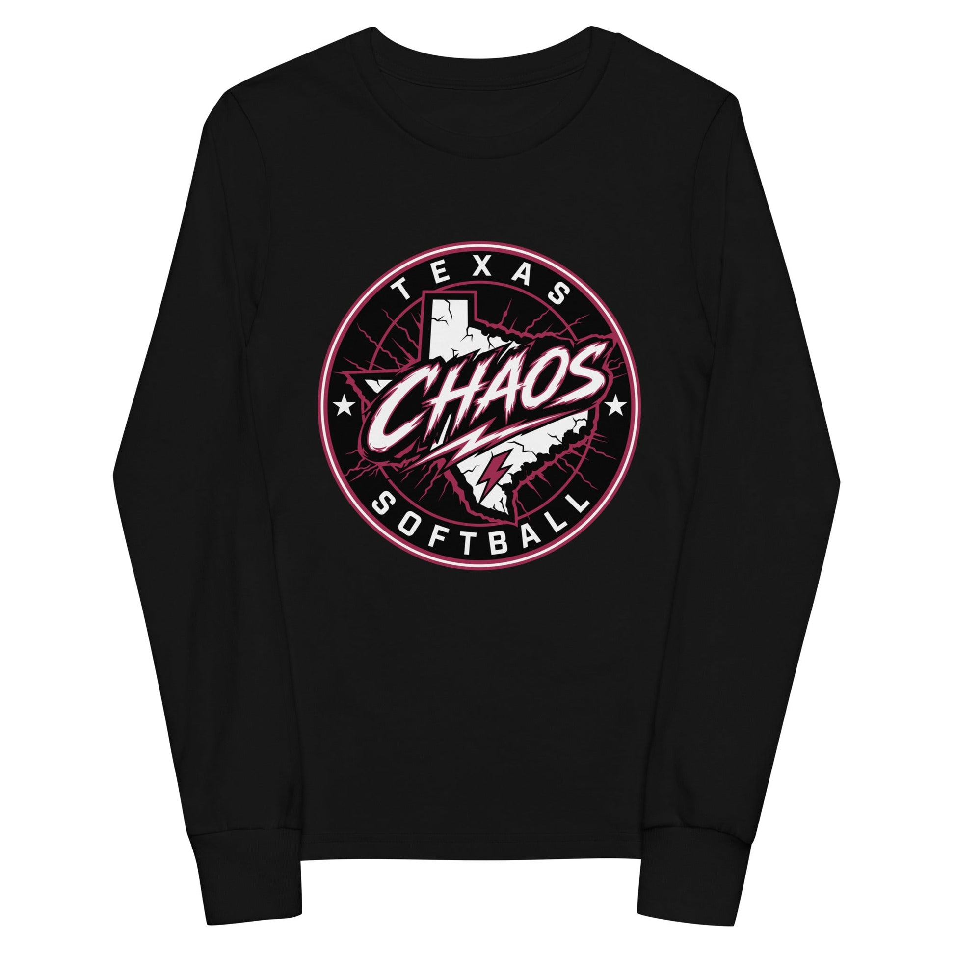 Performance | Youth Long Sleeve T-Shirt | Texas Chaos | Badge Logo