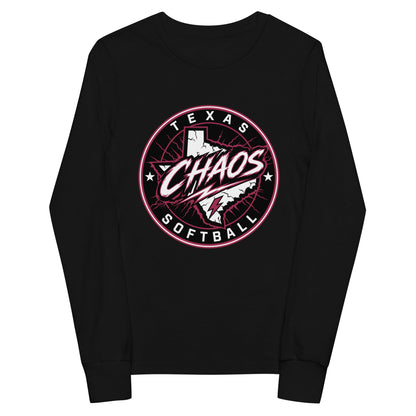 Performance | Youth Long Sleeve T-Shirt | Texas Chaos | Badge Logo