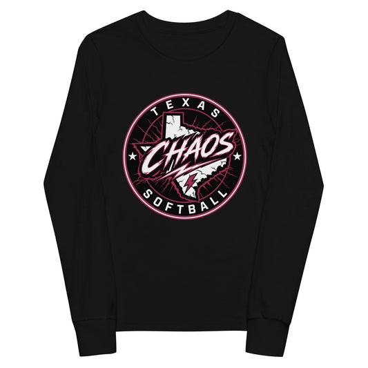 Performance | Youth Long Sleeve T-Shirt | Texas Chaos | Badge Logo