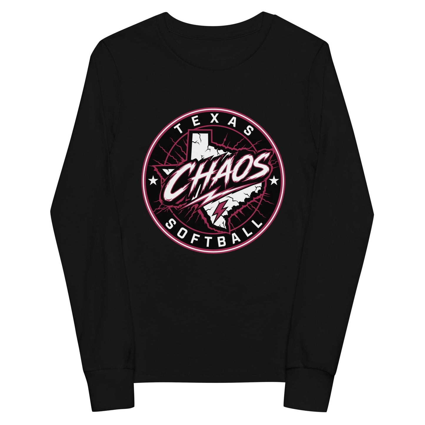 Performance | Youth Long Sleeve T-Shirt | Texas Chaos | Badge Logo