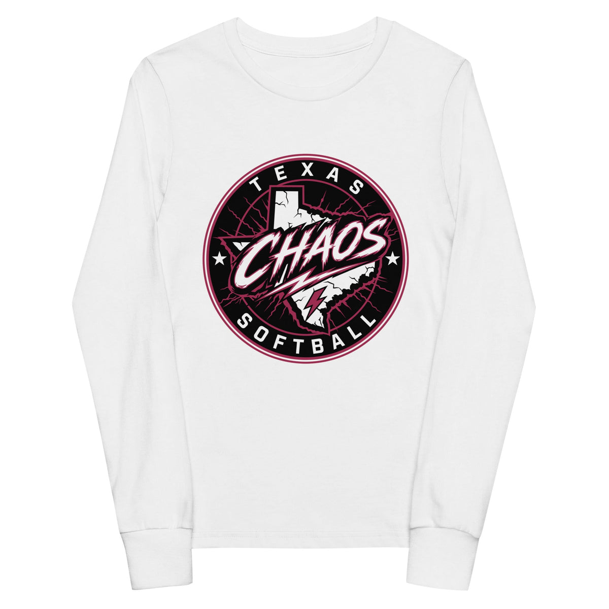 Performance | Youth Long Sleeve T-Shirt | Texas Chaos | Badge Logo