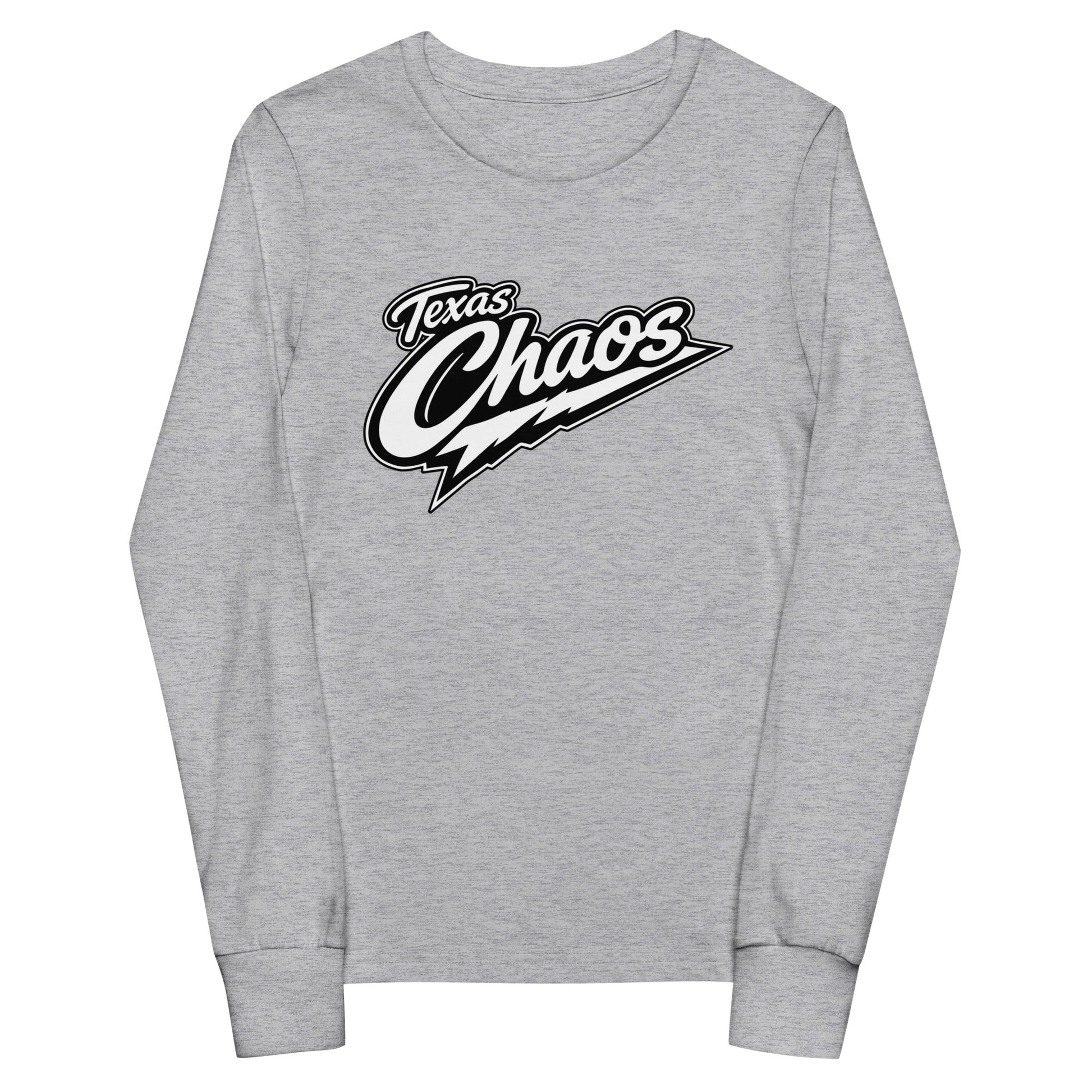 Performance | Youth Long Sleeve T-Shirt | Texas Chaos | Emblem Logo