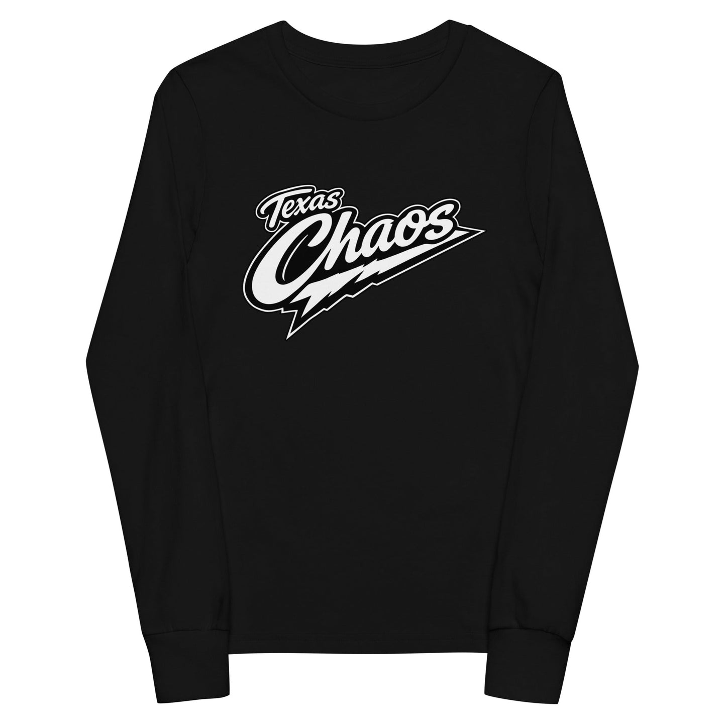 Performance | Youth Long Sleeve T-Shirt | Texas Chaos | Emblem Logo