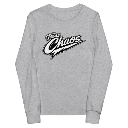Performance | Youth Long Sleeve T-Shirt | Texas Chaos | Emblem Logo