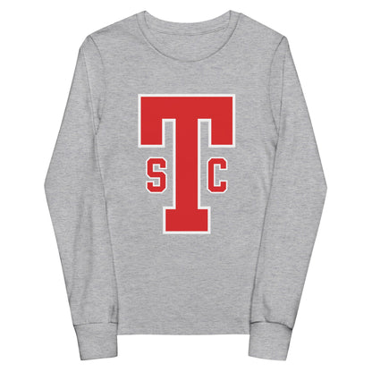 Performance | Youth Long Sleeve T-Shirt | Texoma Softball Club | Block T Logo