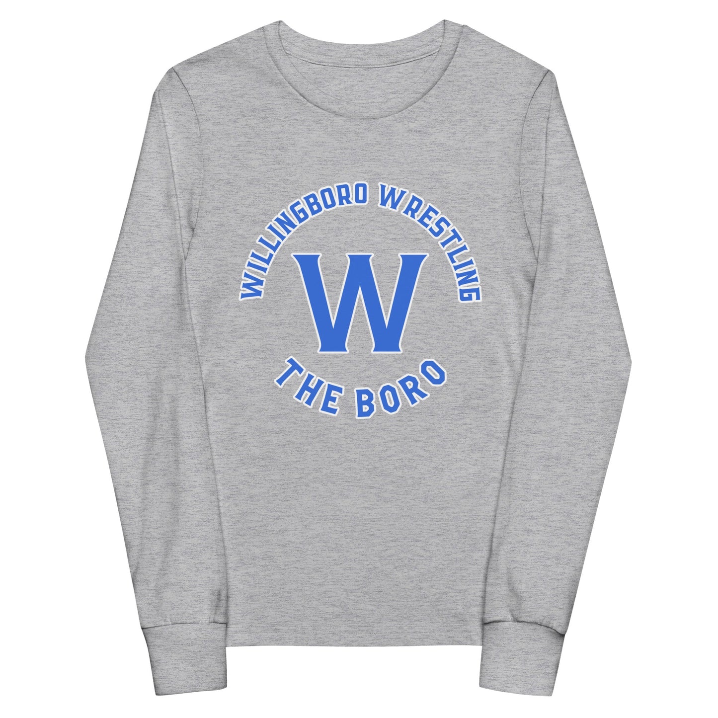 Performance | Youth Long Sleeve T-Shirt | The Boro Brand | Script Logo