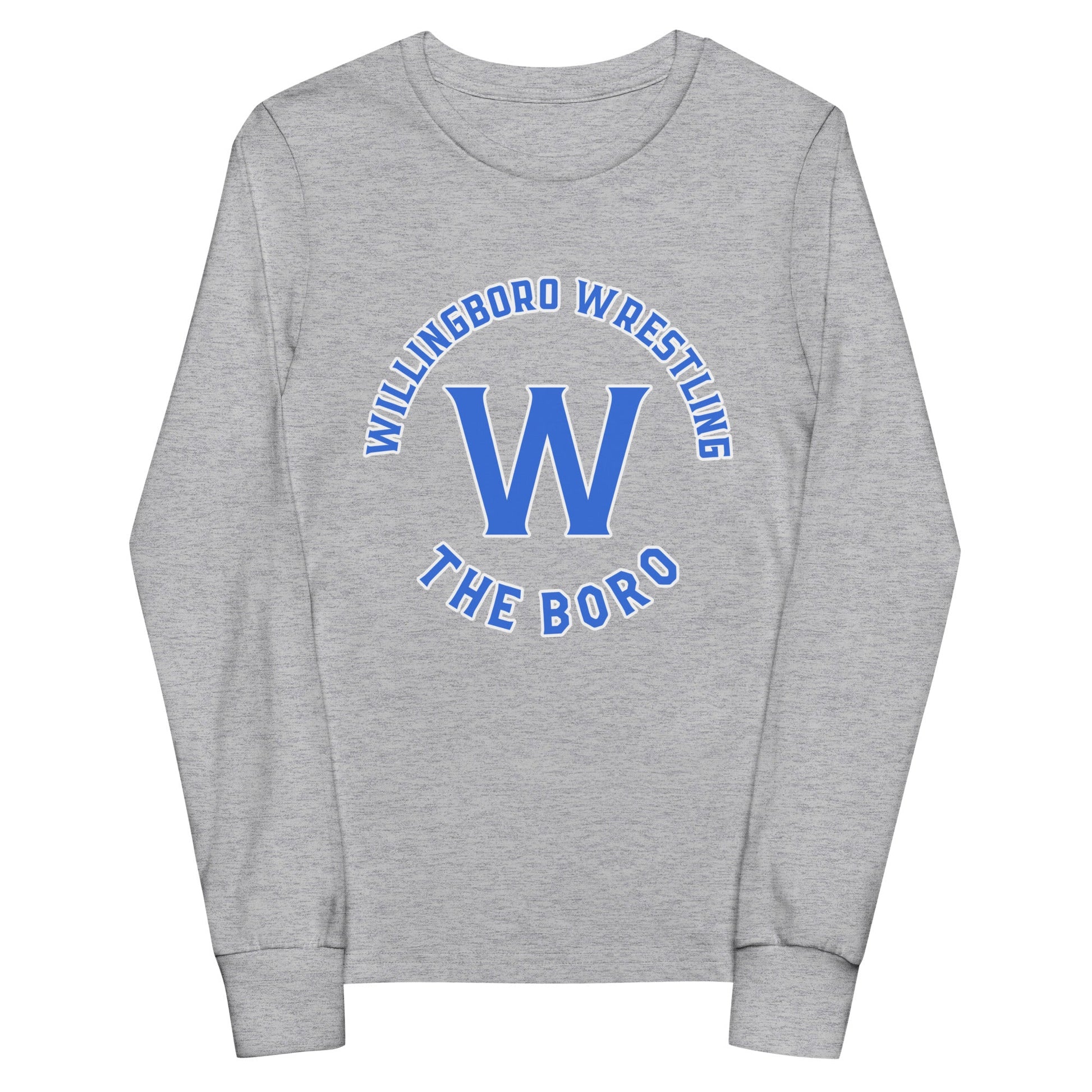 Performance | Youth Long Sleeve T-Shirt | The Boro Brand | Script Logo