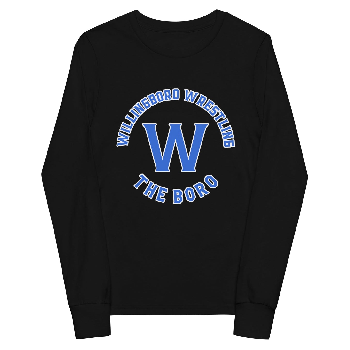 Performance | Youth Long Sleeve T-Shirt | The Boro Brand | Script Logo